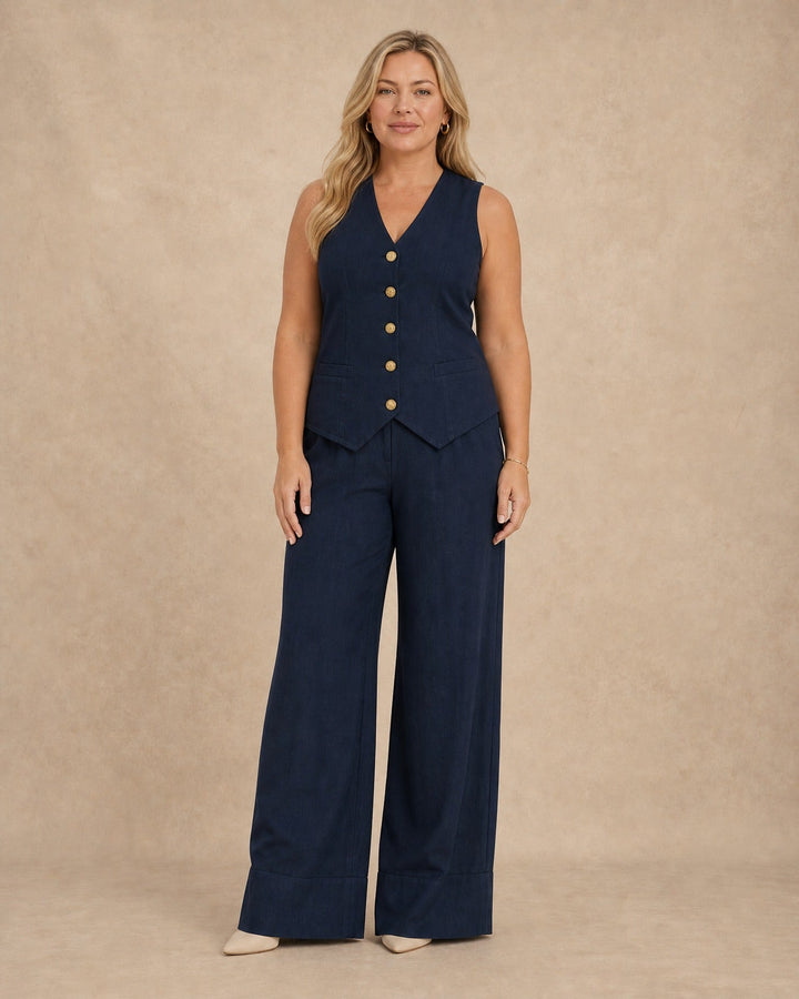 Aira Waistcoat Trouser Set