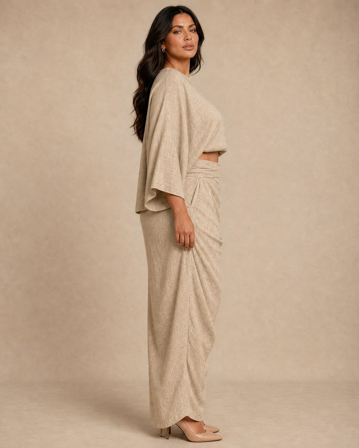 Leah Linen Skirt Set