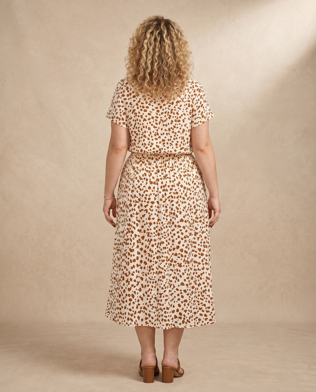 Clovisa Printed Midi Dress