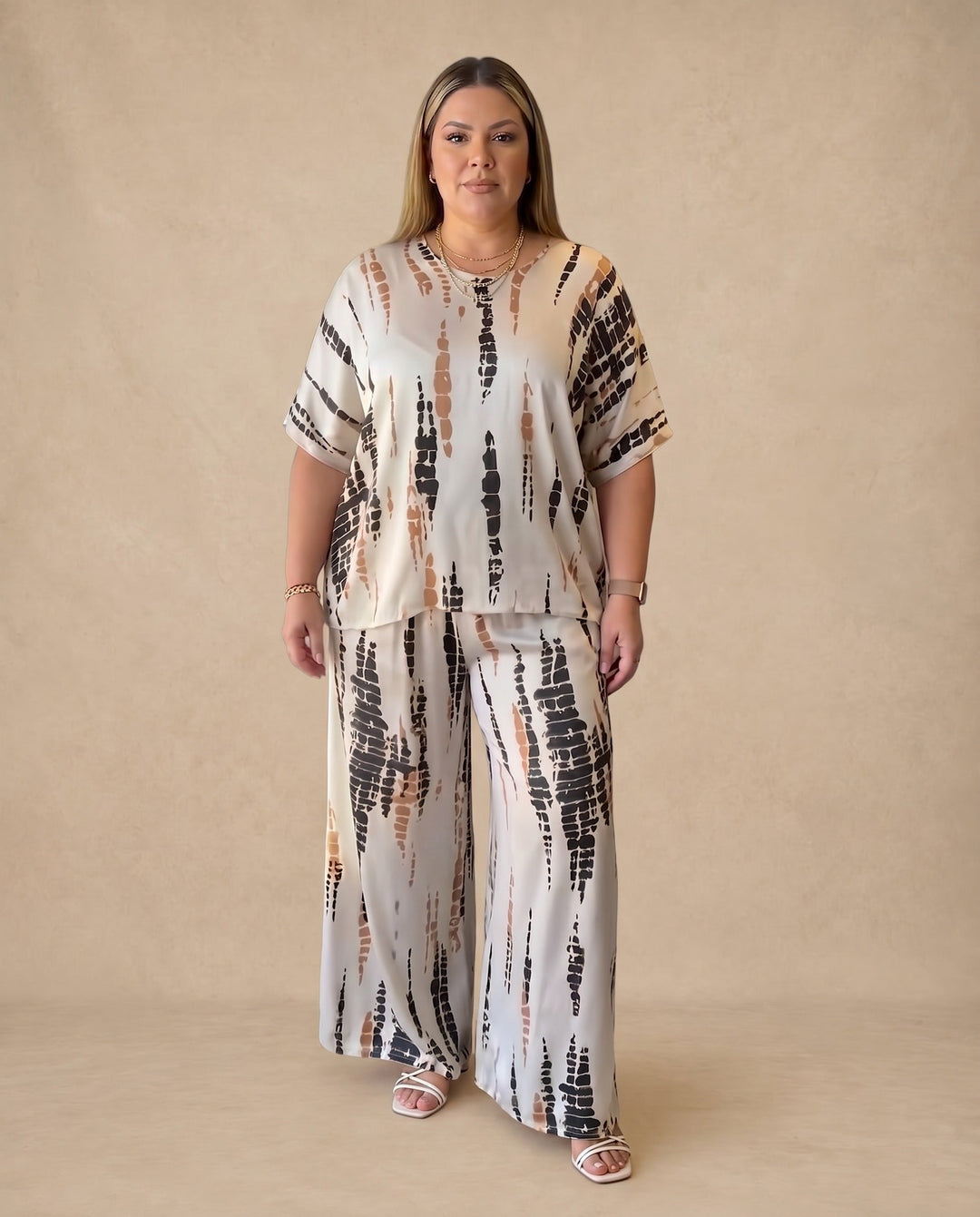 Marie Printed Two-Piece Set