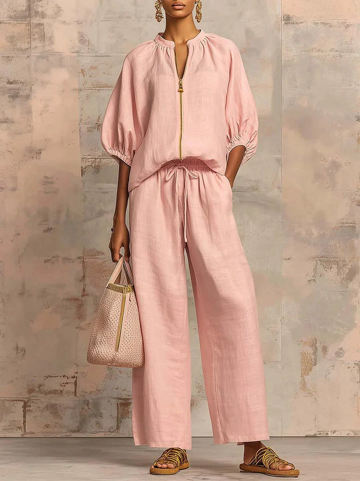 Elara | Linen Two-Piece Set