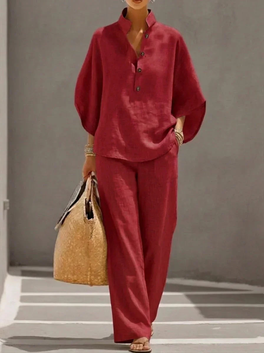 Celeste | Button Two-Piece Set