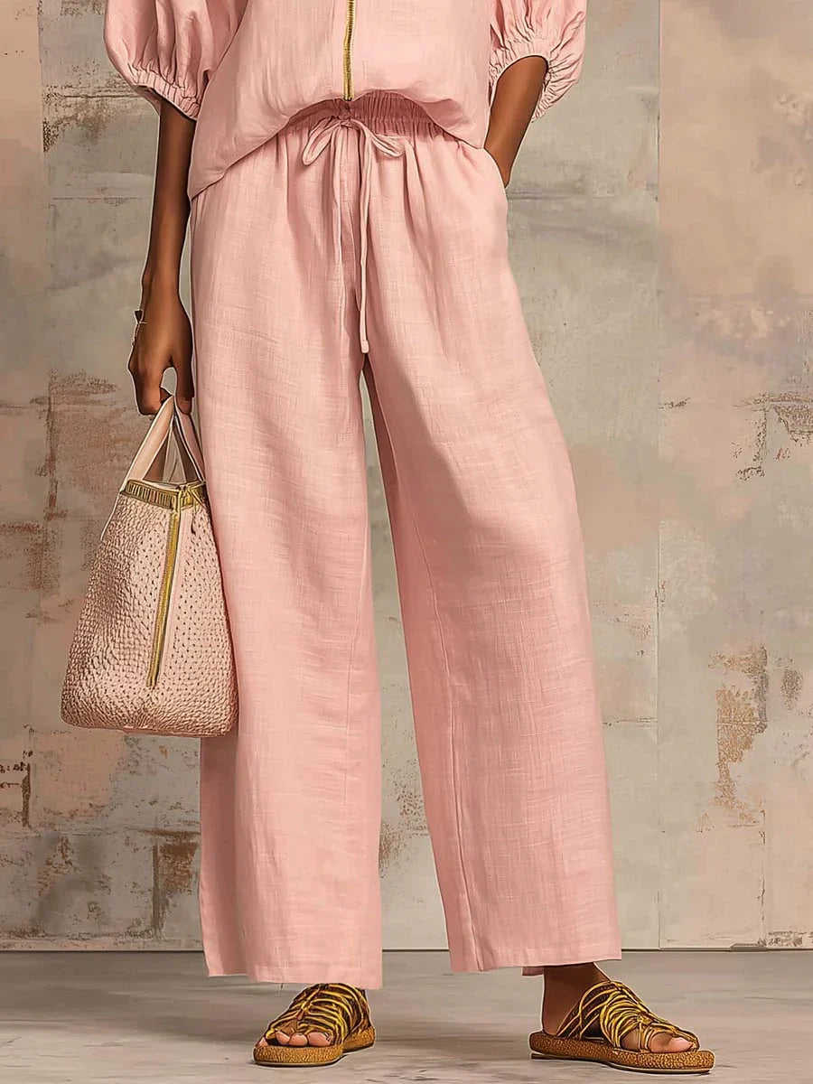 Elara | Linen Two-Piece Set