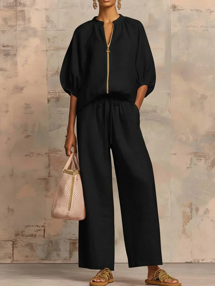 Elara | Linen Two-Piece Set
