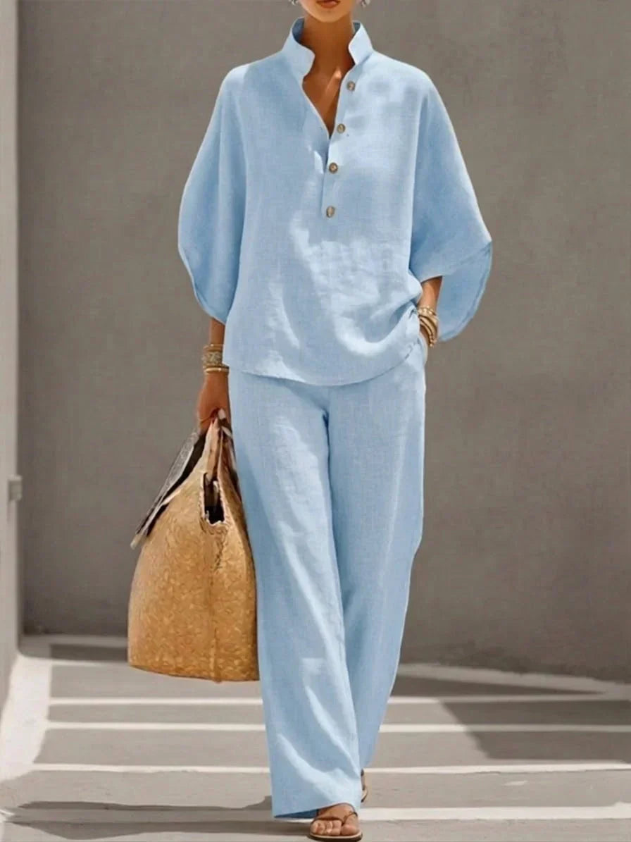 Celeste | Button Two-Piece Set