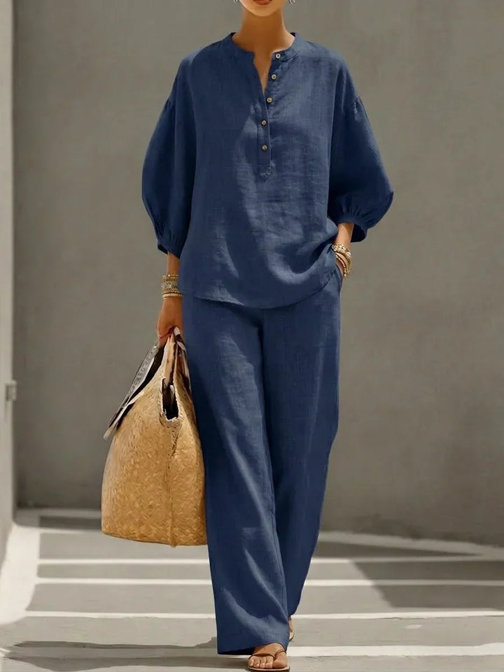 Maeve | Button-Up Two-Piece Set