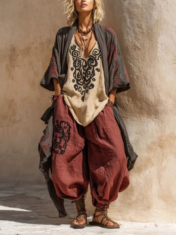 Zara | Linen Boho Set