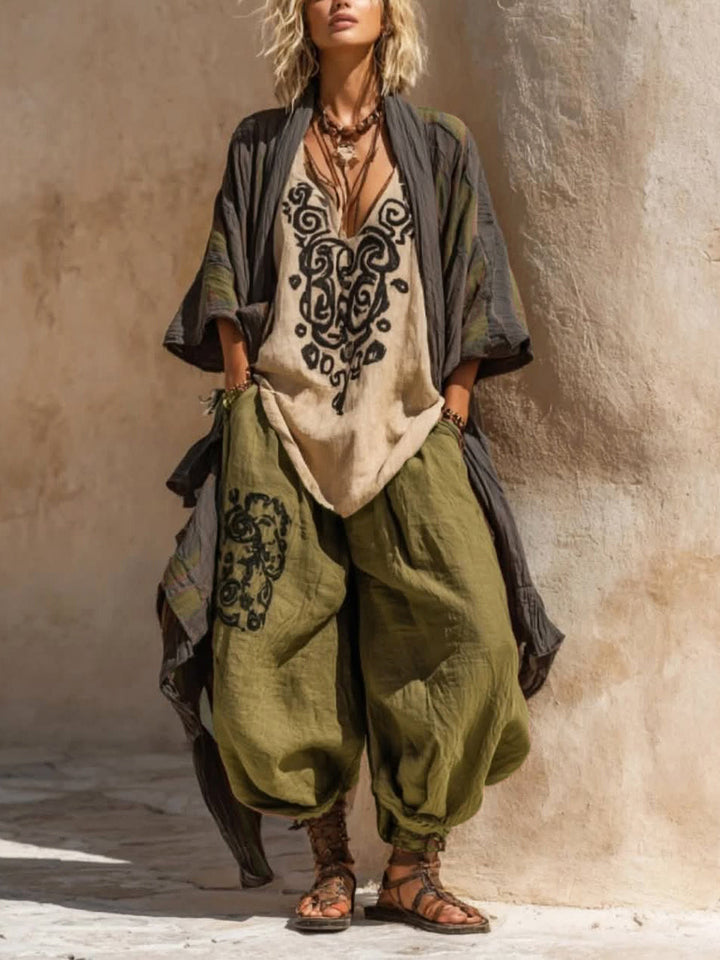 Zara | Linen Boho Set