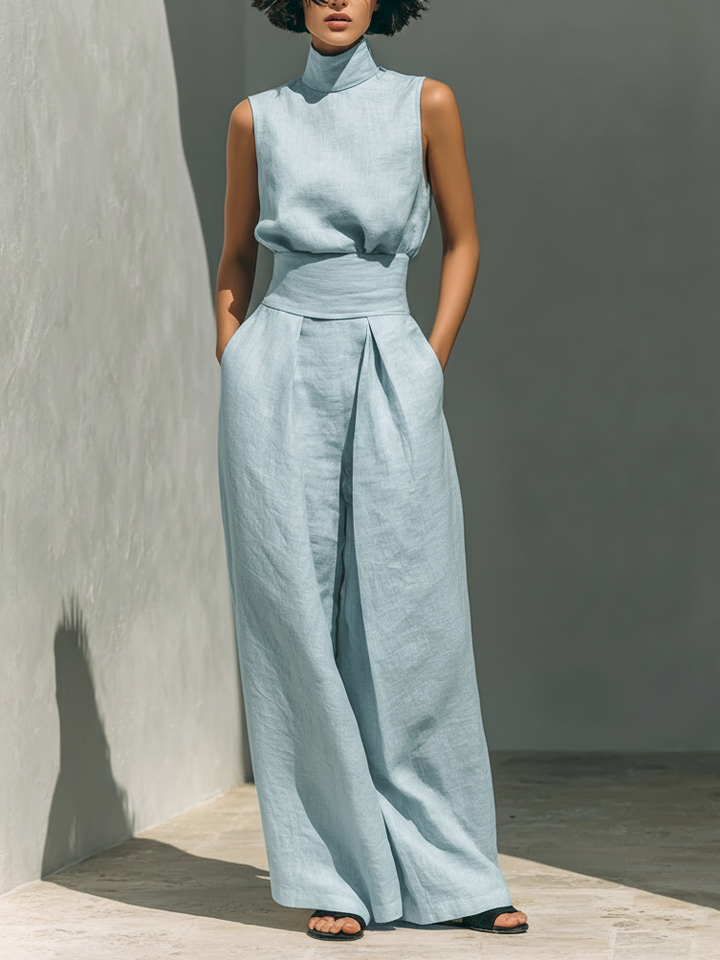 Mireille | Linen Wide-Leg Set