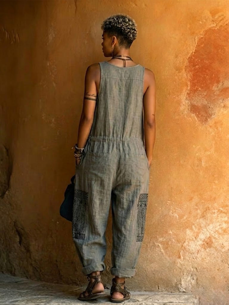 Anouk | Linen Vintage Jumpsuit
