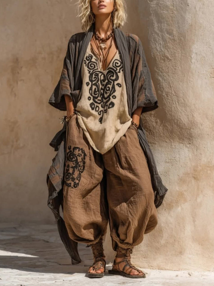 Zara | Linen Boho Set