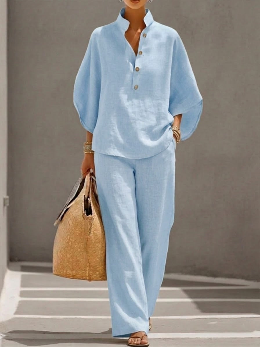 Amara | Linen Two-Piece Set
