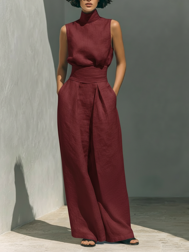 Mireille | Linen Wide-Leg Set