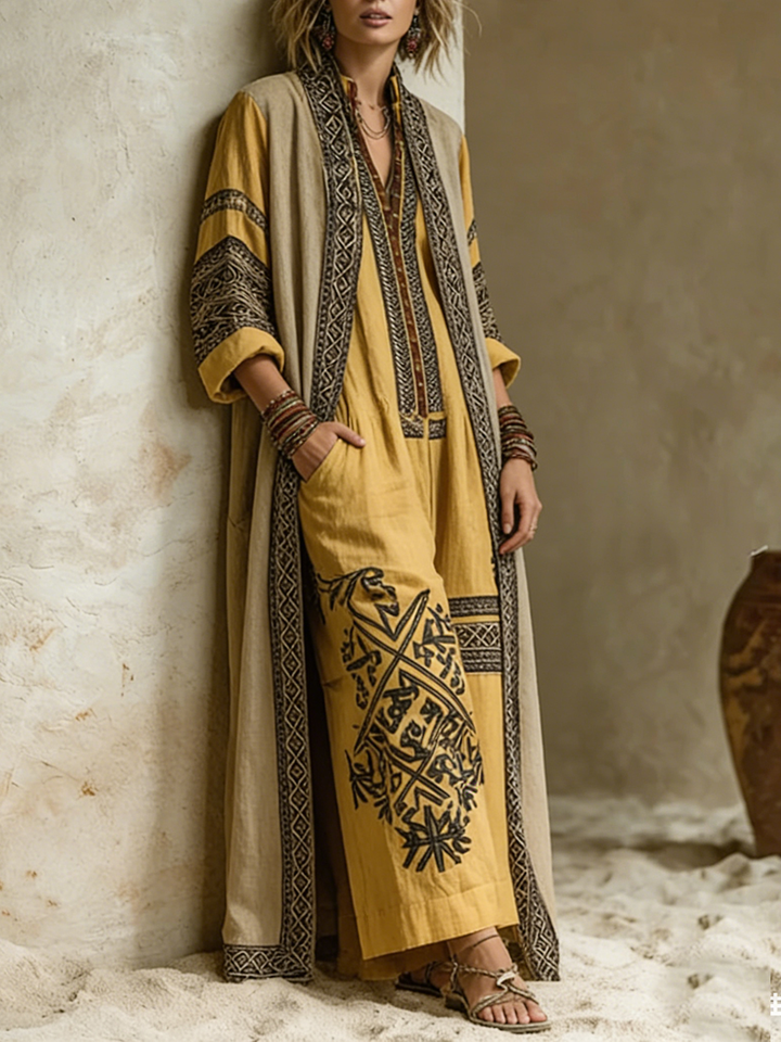 Anouk | Linen Bohemian Set