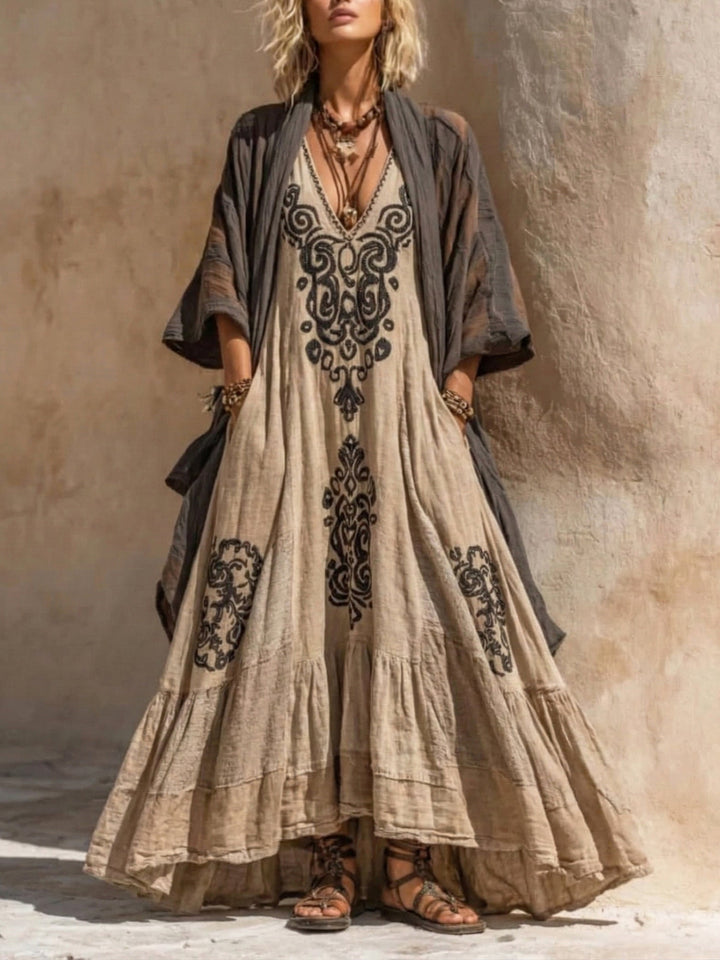 Mireille | Linen Bohemian Set
