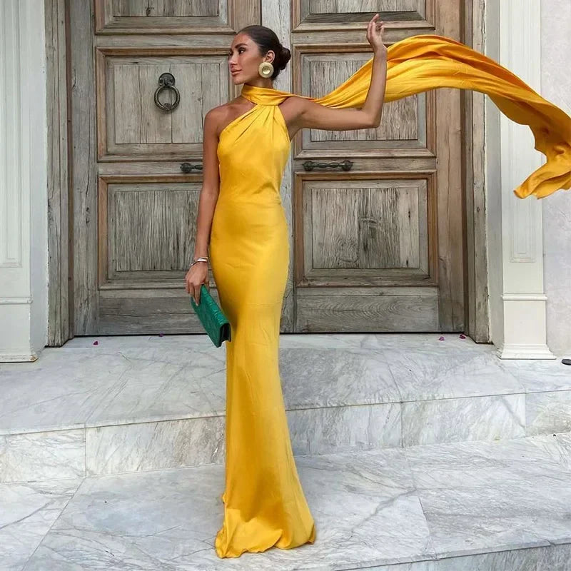 Alyssa | Long Strap Dress