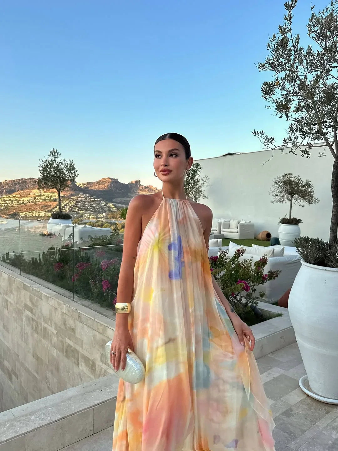 Cecilia | Printed Maxi Dress