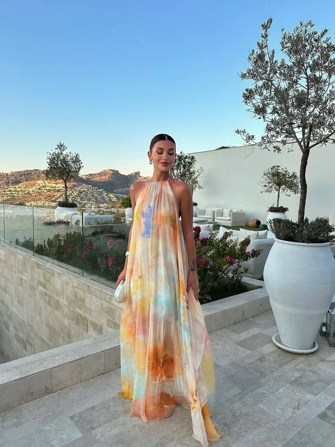 Cecilia | Printed Maxi Dress