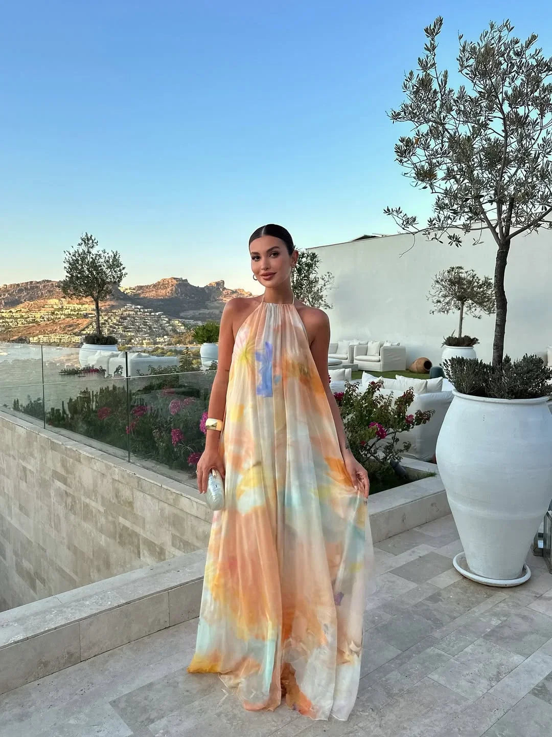 Cecilia | Printed Maxi Dress