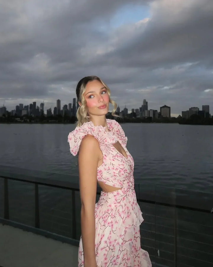 Elena | Floral Sleeveless Dress