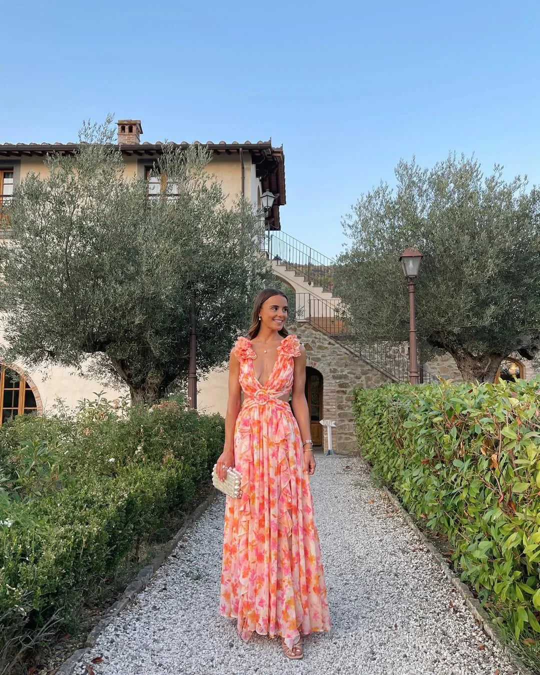 Elena | Floral Sleeveless Dress