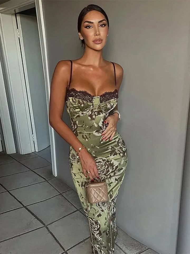 Elena | Midi Strapless Dress