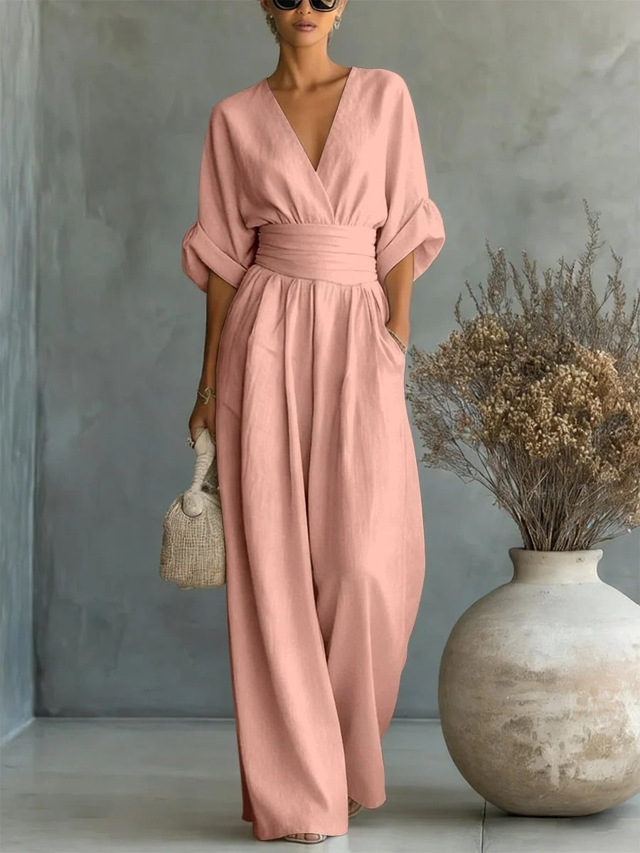 Clara | V-Neck Jumpsuit