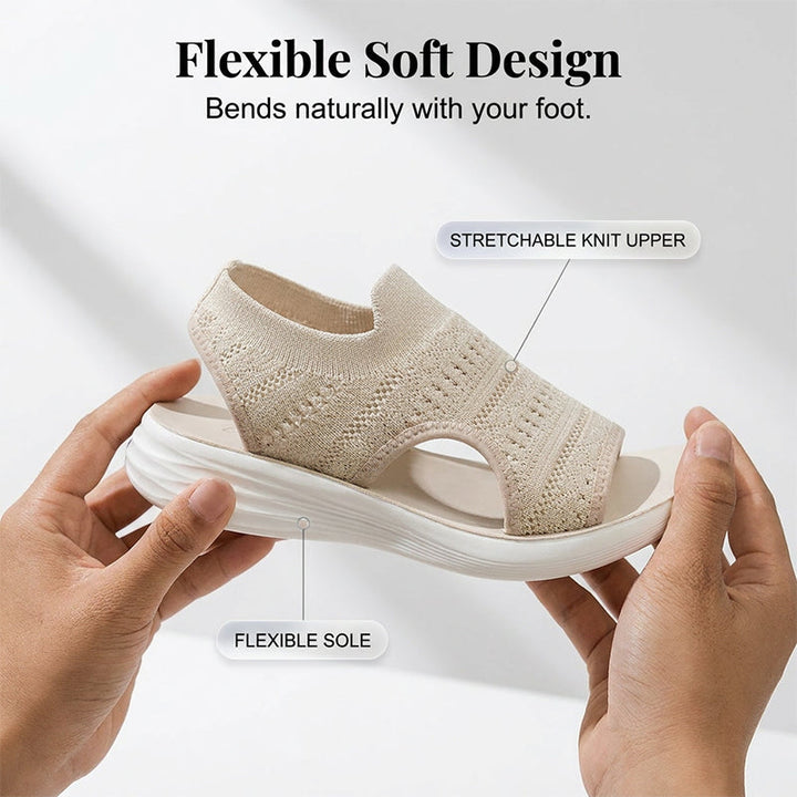 Elowen | Knit Platform Sandals