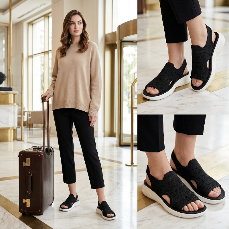 Elowen | Knit Platform Sandals
