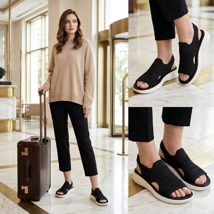 Elowen | Knit Platform Sandals