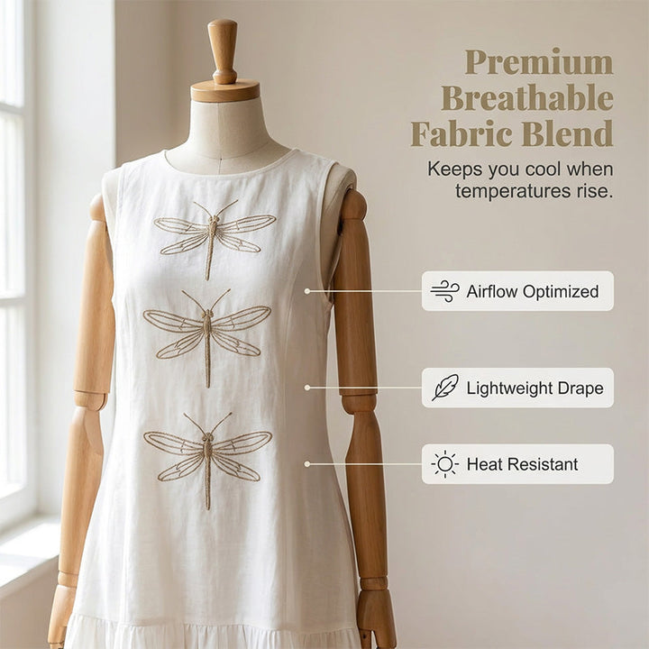 Elowen | Sleeveless Printed Dress