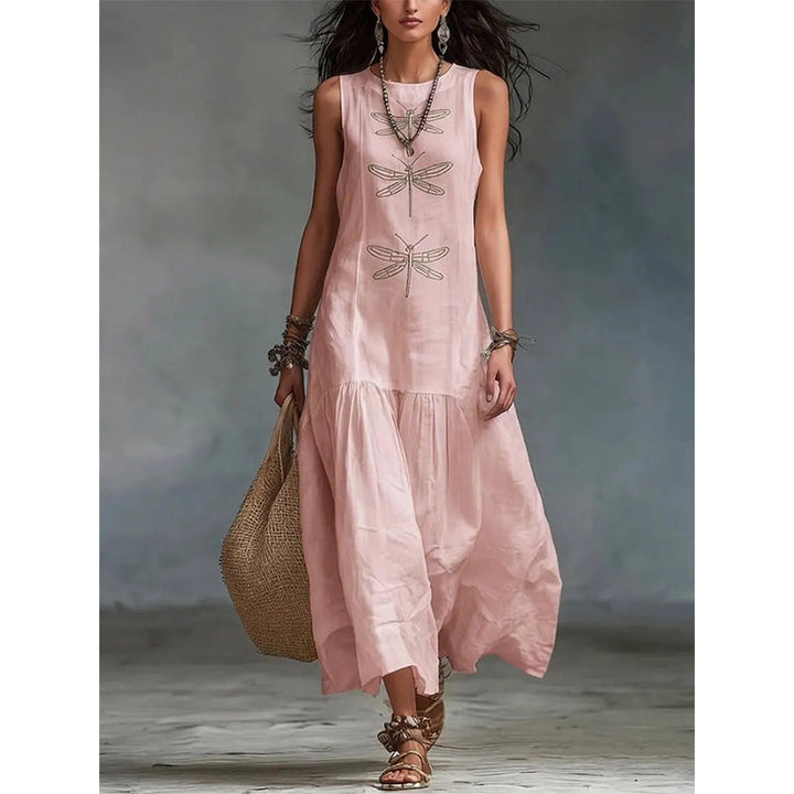 Elowen | Sleeveless Printed Dress