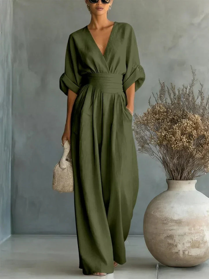 Clara | V-Neck Jumpsuit