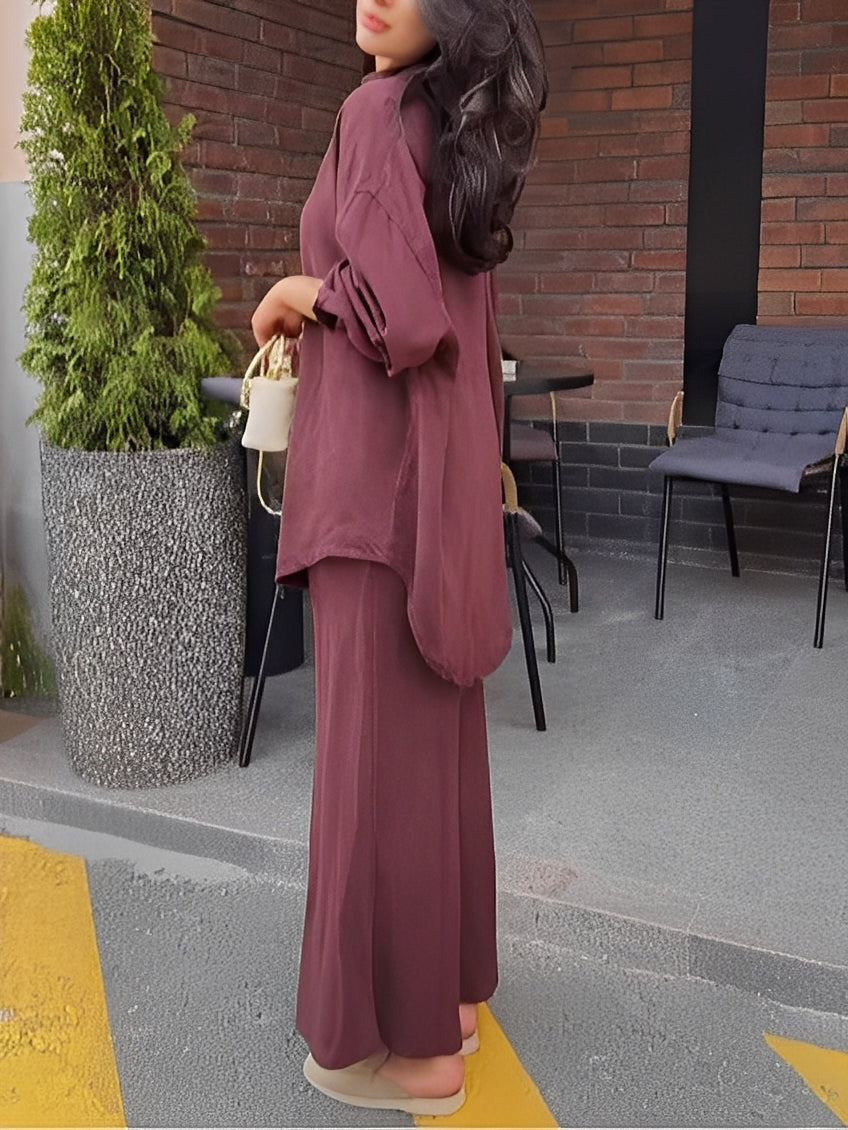 Elowen | Tie-Blouse Set